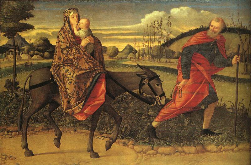 CARPACCIO, Vittore The Flight into Egypt France oil painting art